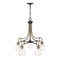 Z-Lite Kraken 5 Light Chandelier, Matte Black & Clear 466-5MB-OBR - alternate 5